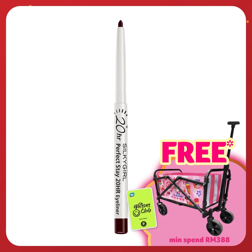 SILKYGIRL Perfect Stay 20HR Eyeliner 02 Dark Brown 1's