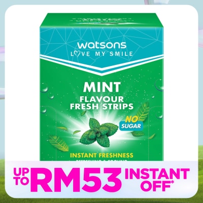 WATSONS Mint Breath Strips 1 x 24s