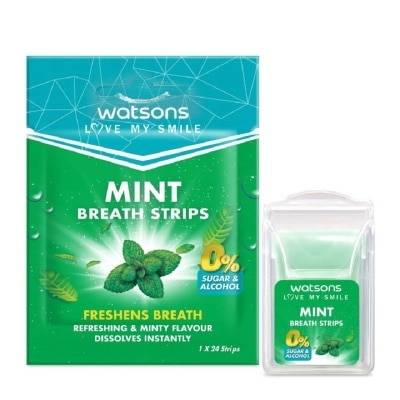 WATSONS Mint Breath Strips 1 x 24s