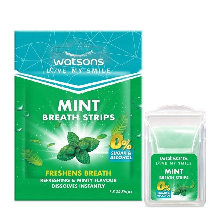 Mint Breath Strips 1 x 24s