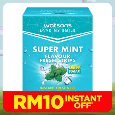 WATSONS Super Mint Breath Strips