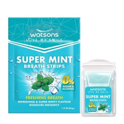 WATSONS Super Mint Breath Strips