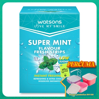 WATSONS - Super Mint Breath Strips