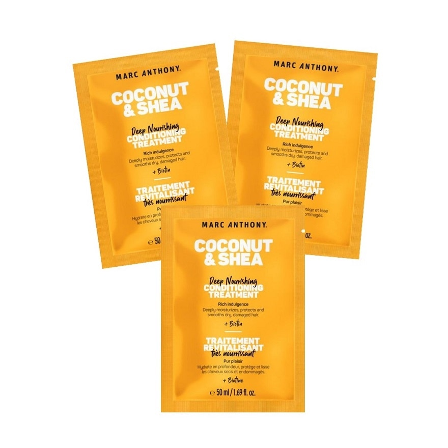 Coconut & Shea Deep Nourishing Conditioning Treatment 3 x 50ml