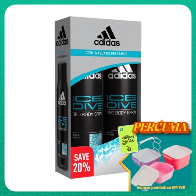 ADIDAS - Ice Drive Deodorant Spray 2 x 150ml