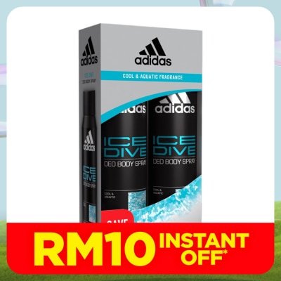 ADIDAS Ice Drive Deodorant Spray 2 x 150ml