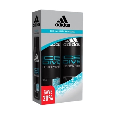 ADIDAS Ice Drive Deodorant Spray 2 x 150ml