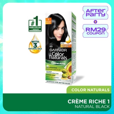 GARNIER HAIR COLOR Color Naturals 1 Black 1's