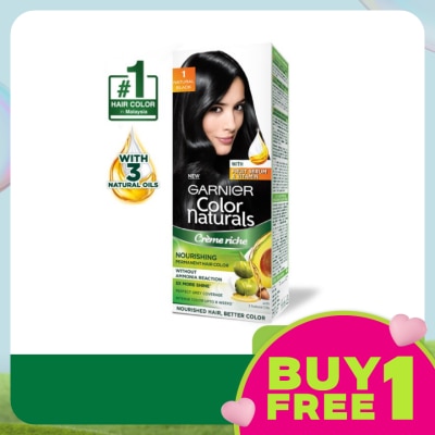 GARNIER HAIR COLOR Color Naturals 1 Black 1's