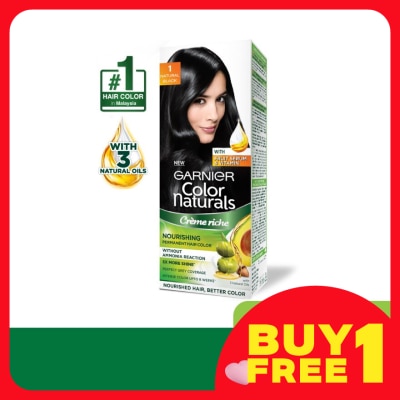 GARNIER HAIR COLOR Color Naturals 1 Black 1's