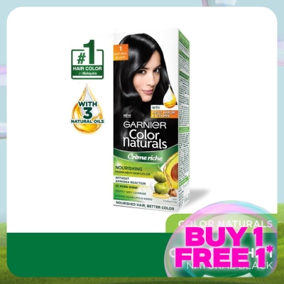GARNIER HAIR COLOR Color Naturals 1 Black 1's