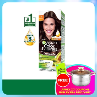 GARNIER HAIR COLOR - Color Naturals 4 Brown 1's