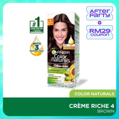 GARNIER HAIR COLOR Color Naturals 4 Brown 1's