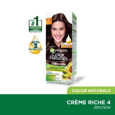 GARNIER HAIR COLOR Color Naturals 4 Brown 1's