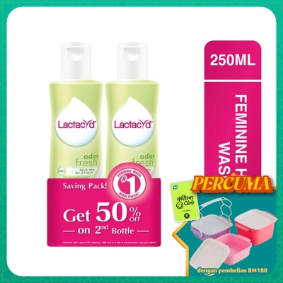 LACTACYD - Feminine Wash All Day Fresh 2 x 250ml