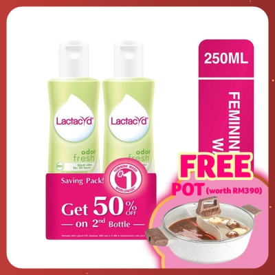 LACTACYD Feminine Wash All Day Fresh 2 x 250ml