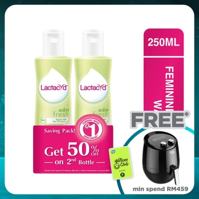 LACTACYD Feminine Wash All Day Fresh 2 x 250ml