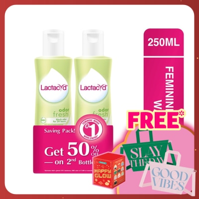 LACTACYD Feminine Wash All Day Fresh 2 x 250ml