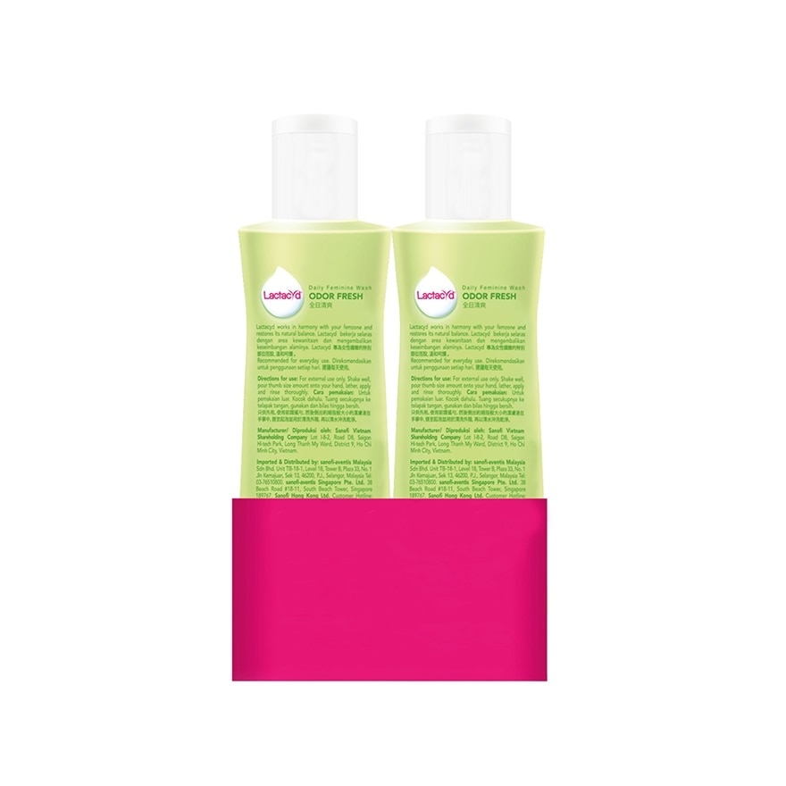 Feminine Wash All Day Fresh 2 x 250ml