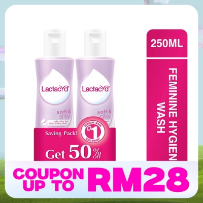 LACTACYD Soft & Silky 250ml Twinpack
