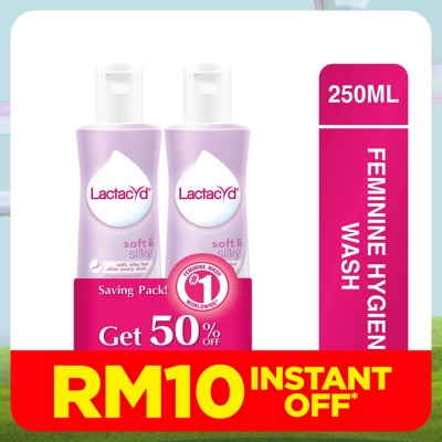 LACTACYD Soft & Silky 250ml Twinpack