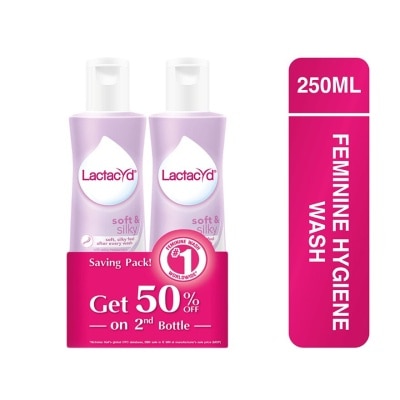 LACTACYD Soft & Silky 250ml Twinpack