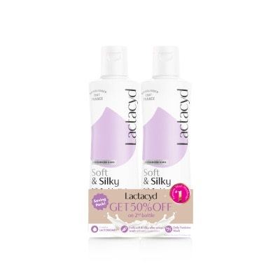 LACTACYD - Soft & Silky 250ml Twinpack