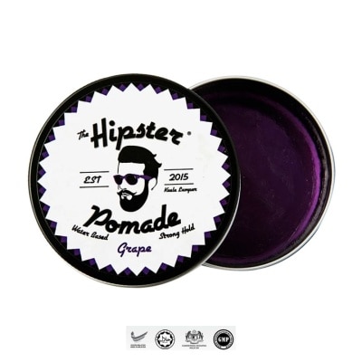 HIPSTER Pomade Grape 100G. Strong Hold & High Shine.