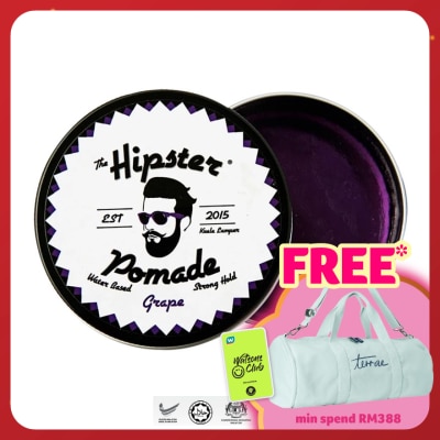 HIPSTER Pomade Grape 100G. Strong Hold & High Shine.
