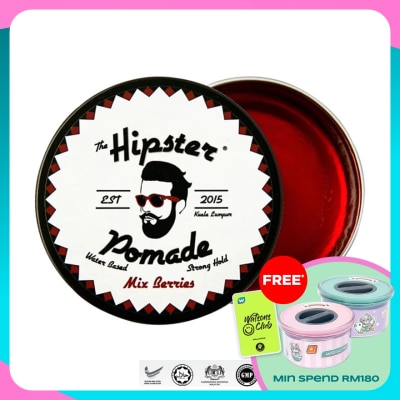 HIPSTER Pomade Mix Berries 100G. Strong Hold & High Shine.