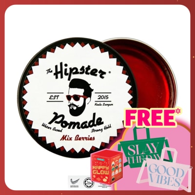 HIPSTER Pomade Mix Berries 100G. Strong Hold & High Shine.
