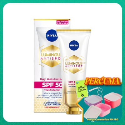 NIVEA LUMINOUS 630 - Spotclear Spot Protect SPF50 Moisturizer 40ml