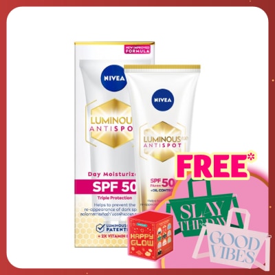 NIVEA LUMINOUS 630 Spotclear Spot Protect SPF50 Moisturizer 40ml