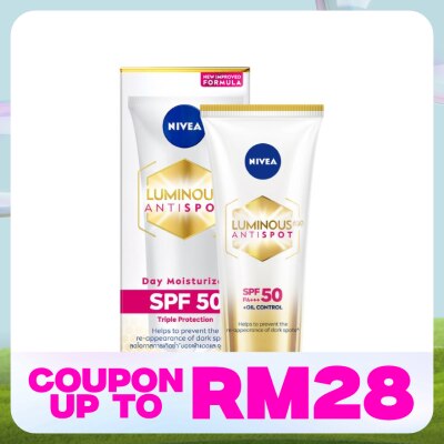 NIVEA LUMINOUS 630 Spotclear Spot Protect SPF50 Moisturizer 40ml