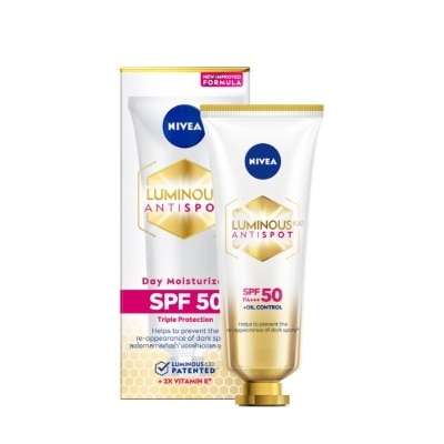 NIVEA LUMINOUS 630 Spotclear Spot Protect SPF50 Moisturizer 40ml