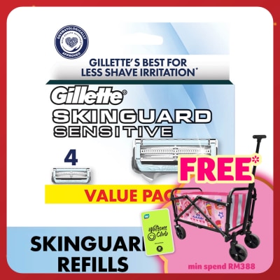 GILLETTE Skinguard Replacement Cartridge Refill 4s