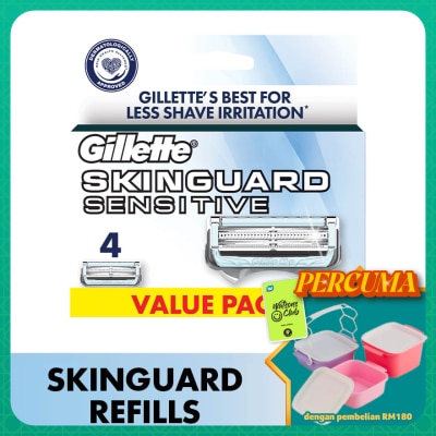 GILLETTE - Skinguard Replacement Cartridge Refill 4s