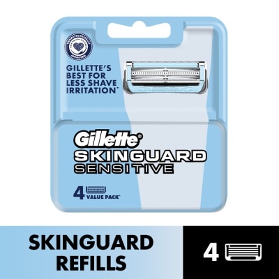 GILLETTE Skinguard Replacement Cartridge Refill 4s