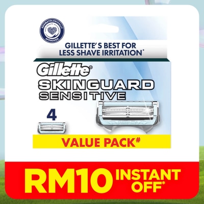 GILLETTE Skinguard Replacement Cartridge Refill 4s