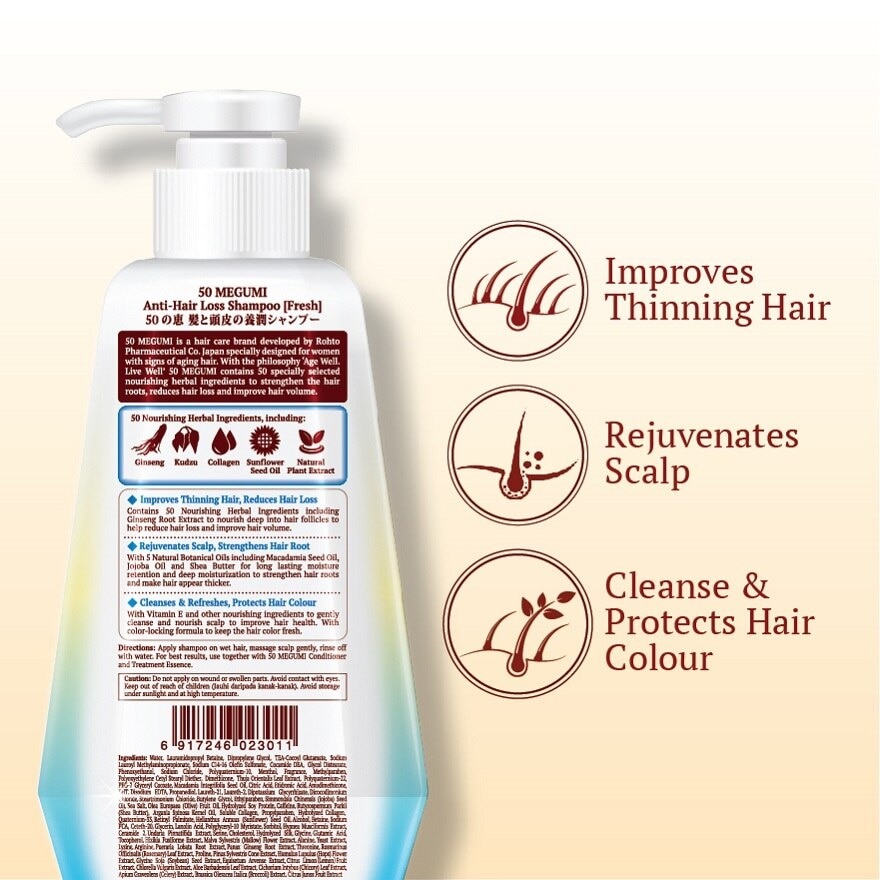 Anti-Hair Loss Shampoo Fresh 250ml