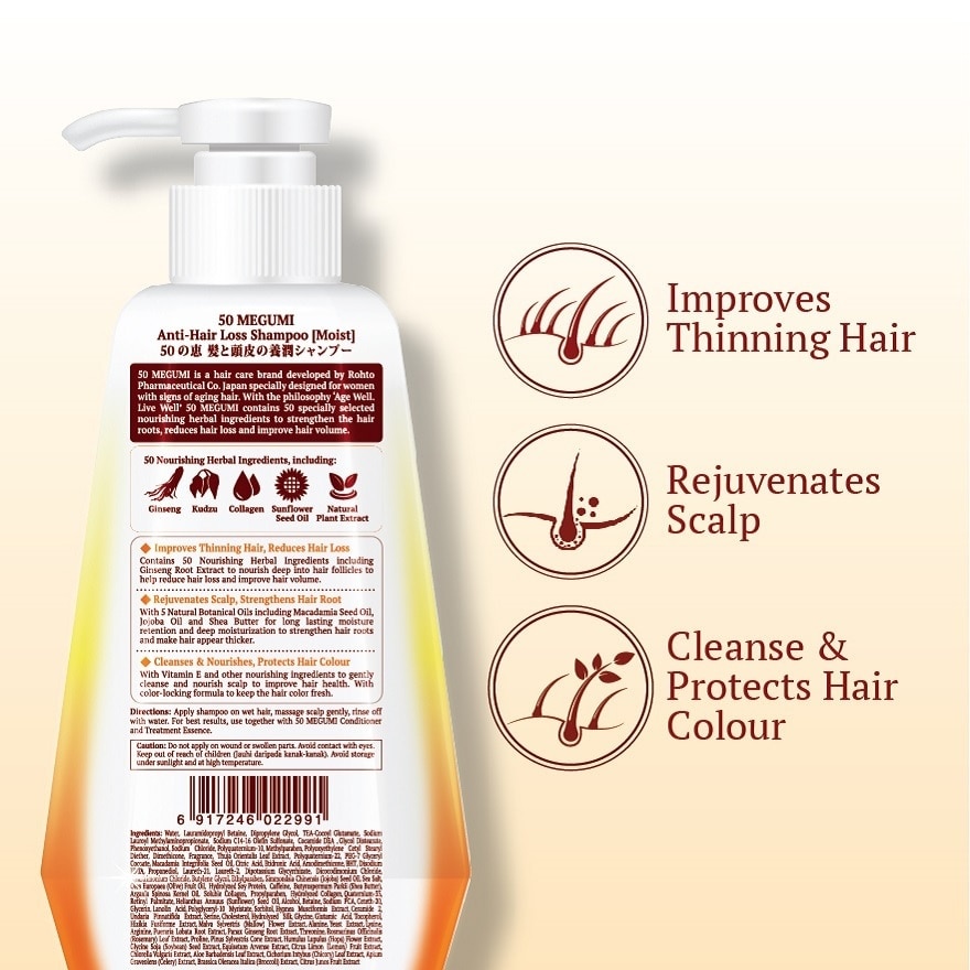 Anti-Hair Loss Shampoo Moist 250ml