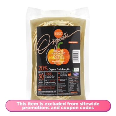 SIMPLY NATURAL ORGANIC HANDMADE PUMPKIN NOODLE