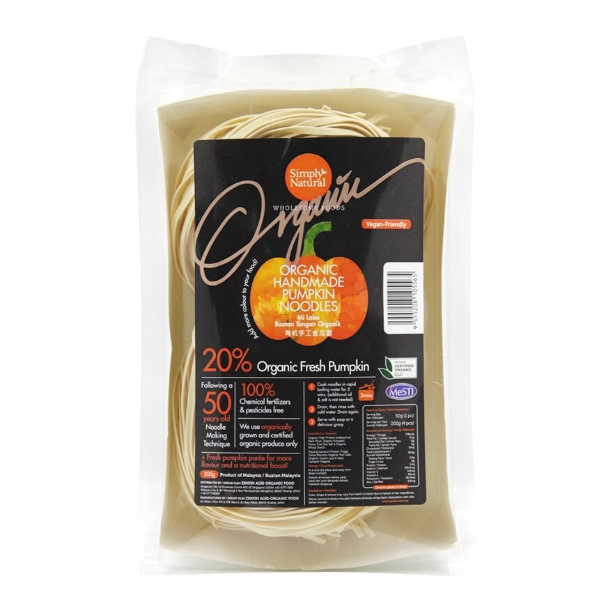 ORGANIC HANDMADE PUMPKIN NOODLE