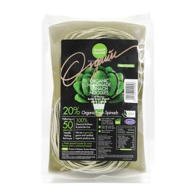 SIMPLY NATURAL Organic Handmade Spinach Noodle