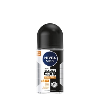 NIVEA FOR MEN Deodorant B&W Ultimate Impact Roll On 50ml