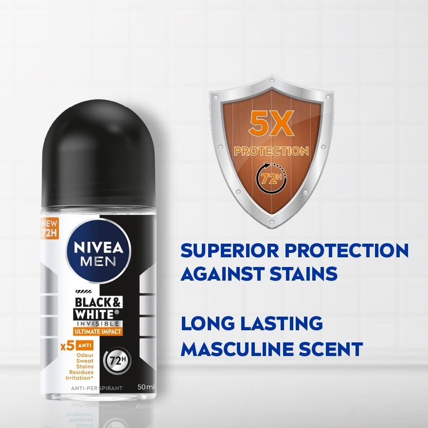 Deodorant B&W Ultimate Impact Roll On 50ml
