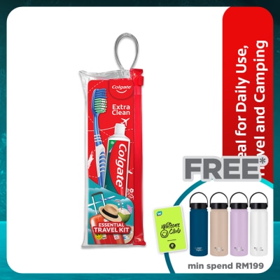 COLGATE Colgate Maximum Cavity Protection Fresh Cool Mint 50g + Extra Clean Toothbrush Travel kit