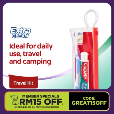 COLGATE Travel Kit (Toothpaste 50g + Toothbrush)
