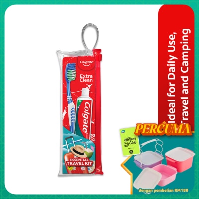 COLGATE - Colgate Maximum Cavity Protection Fresh Cool Mint 50g + Extra Clean Toothbrush Travel kit