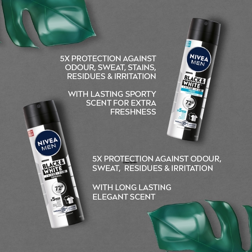 DEO MEN B&W ULTIMATE IMPACT SPRAY 150ML